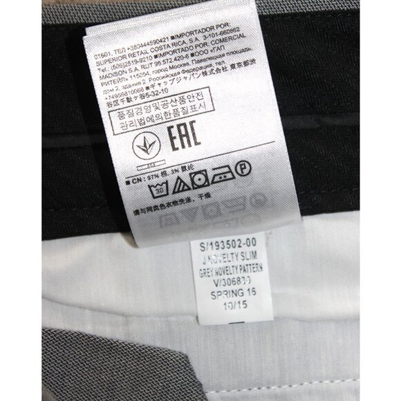 BANANA REPUBLIC Premium, Tailored Jackson-Fit Slim Career Pants in Grey (12P) - Picture 7 of 10